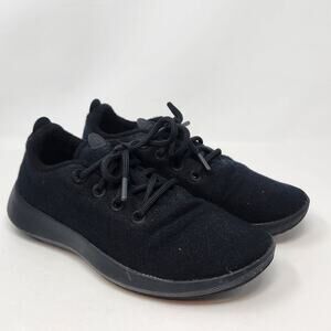 Allbirds Women’s Black Wool Lace-Up Sneakers—Size 9.  Comfortable!